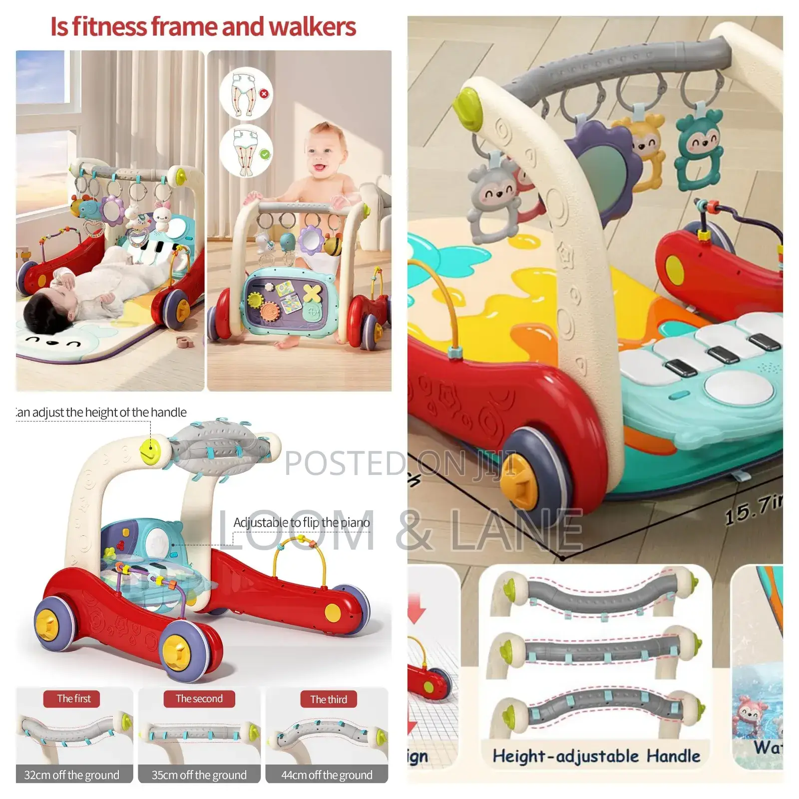2 in 1 Baby Gym With Walker