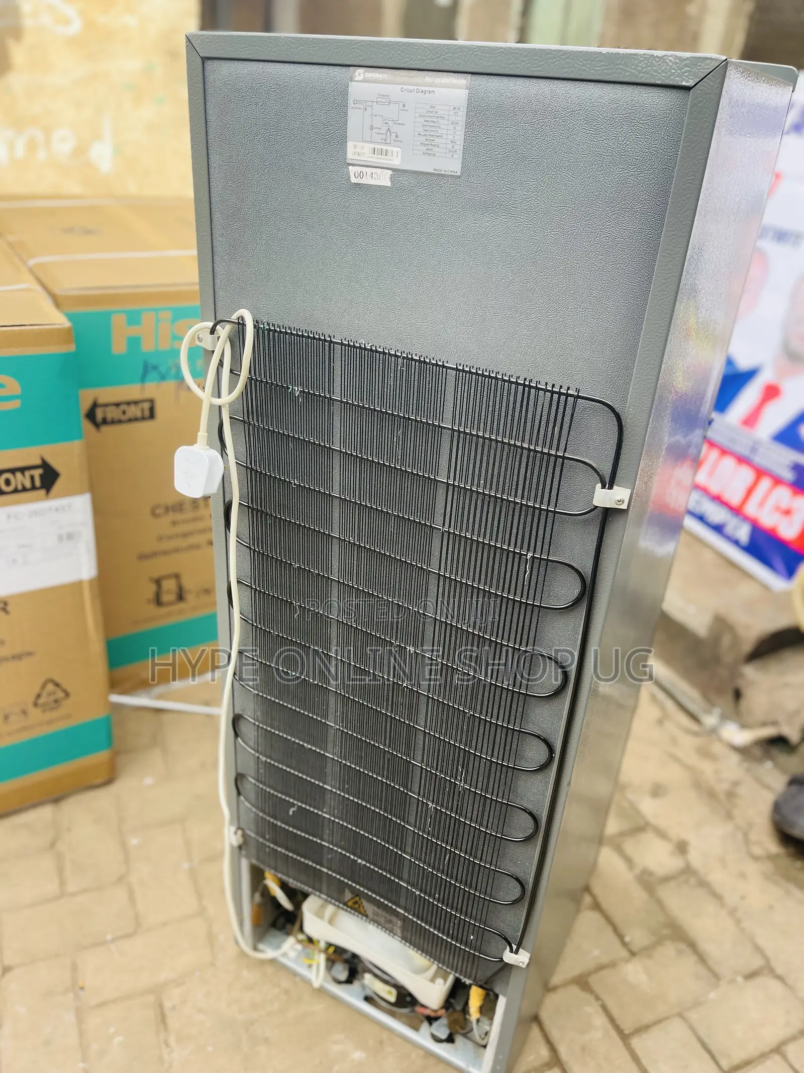 Sayona Apps 158l Double Door Fridge
