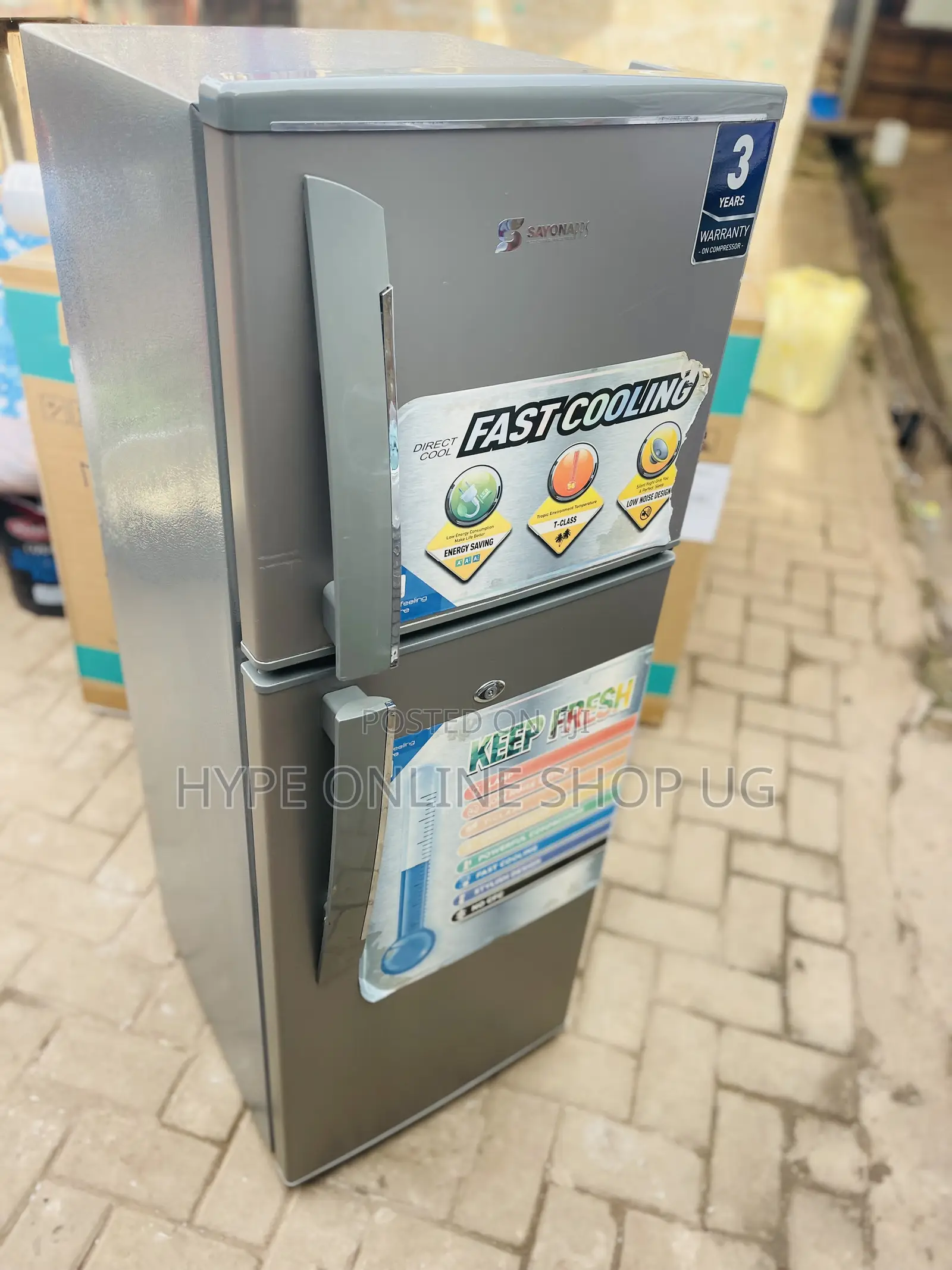 Sayona Apps 158l Double Door Fridge