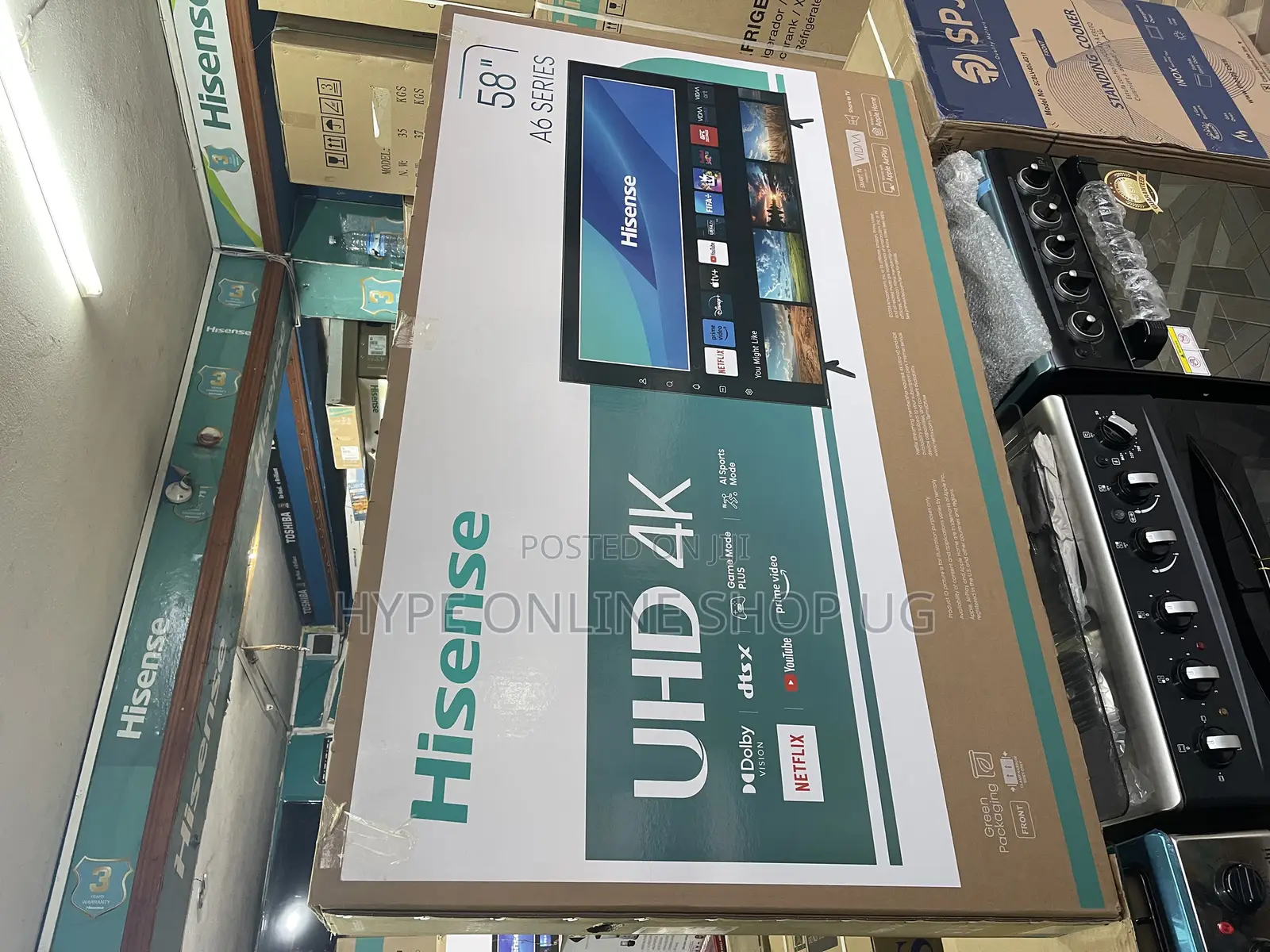 58inch Hisense Smart Flameless Tv