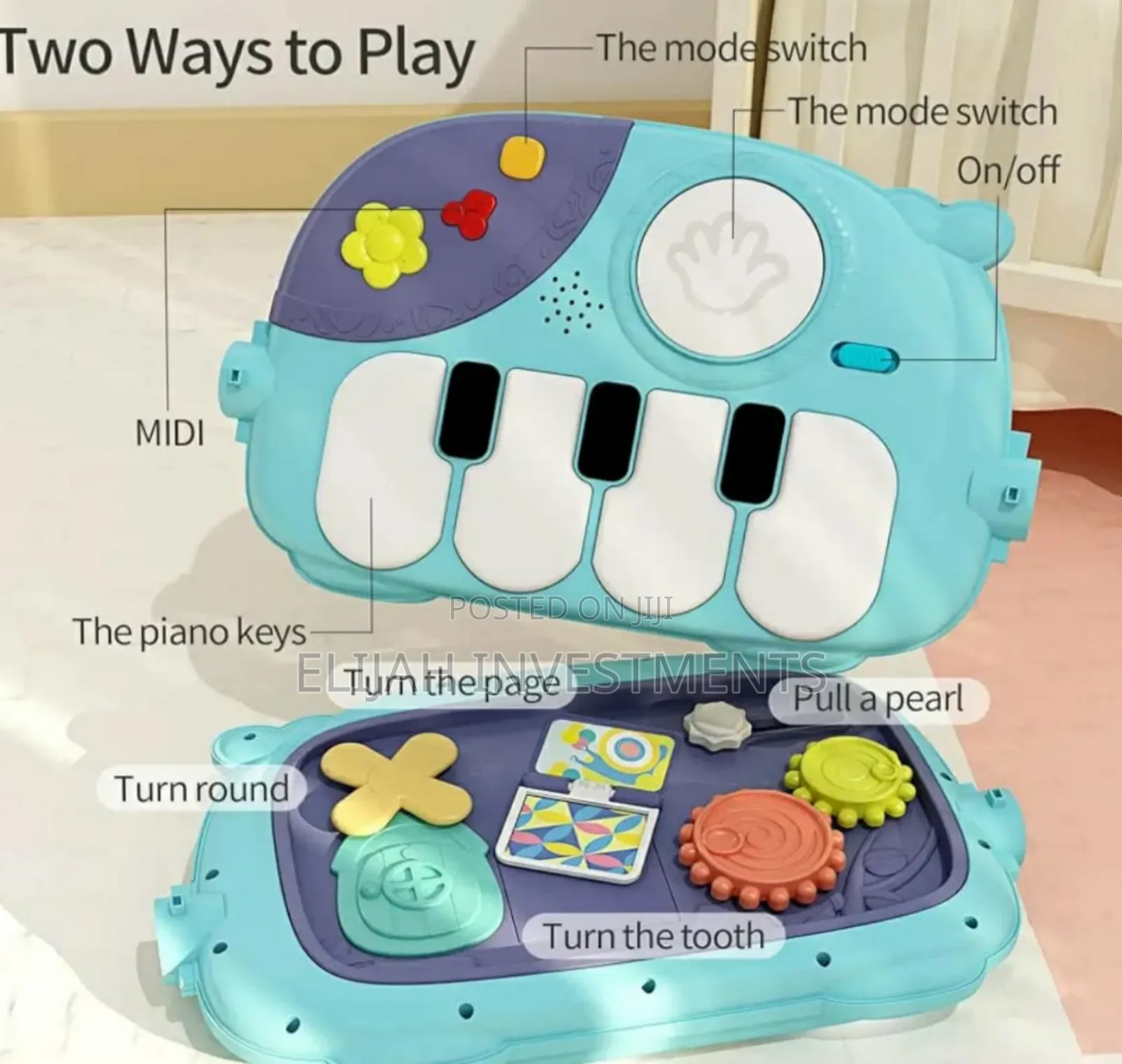 Luxurious 2 in 1 Baby Gym With Walker
