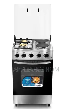 Photo - Saachi Gas Stove With Oven 2 Electric Plates 2 Gas Plates