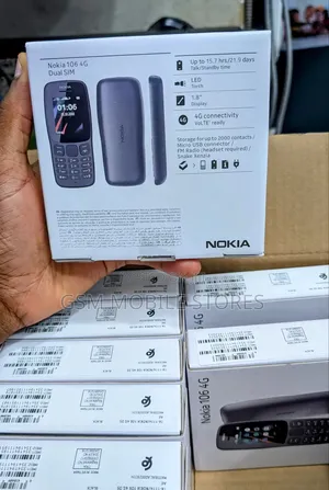 New Nokia 106 Black