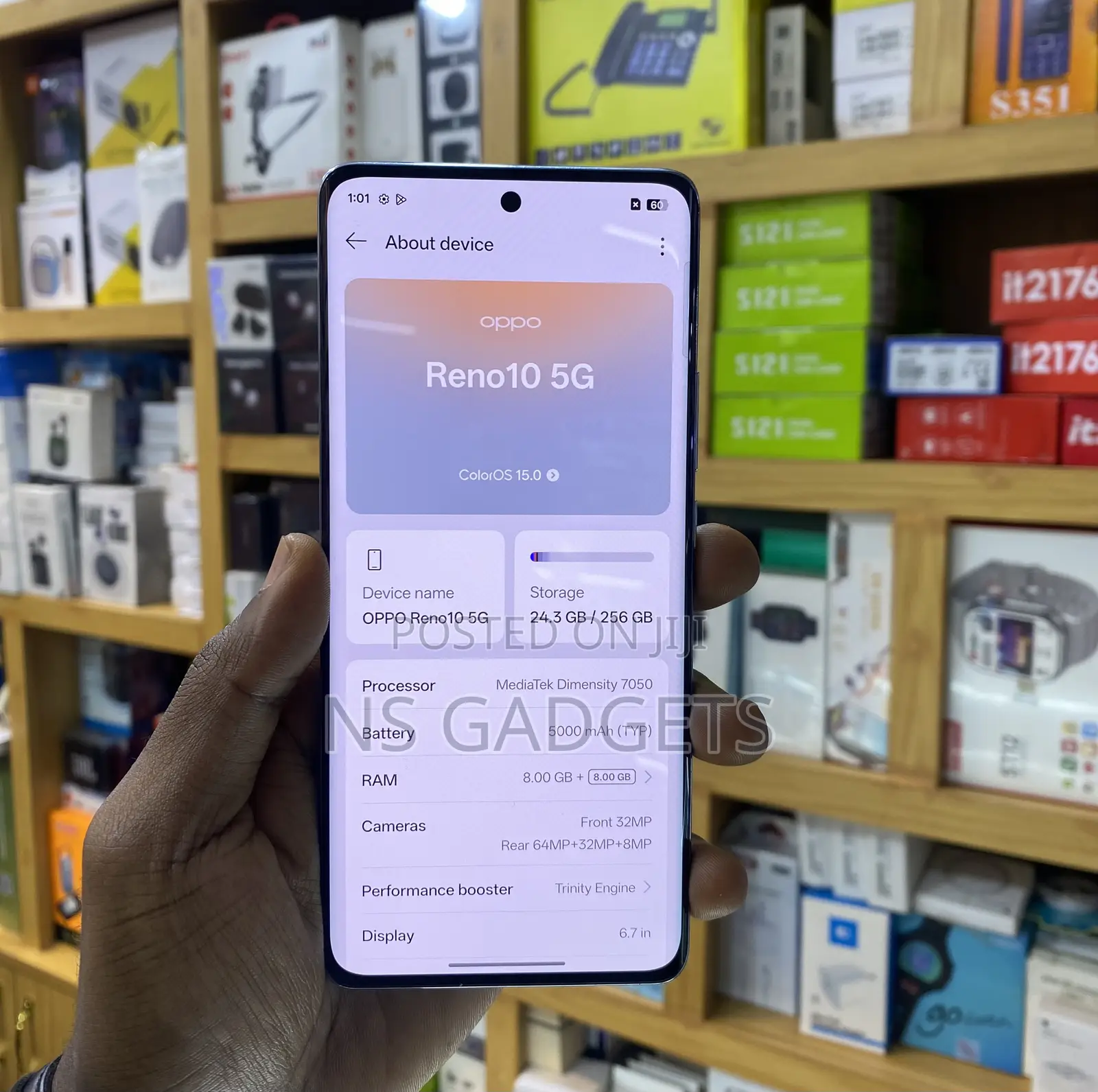 Oppo Reno 10 5G 256 GB Blue