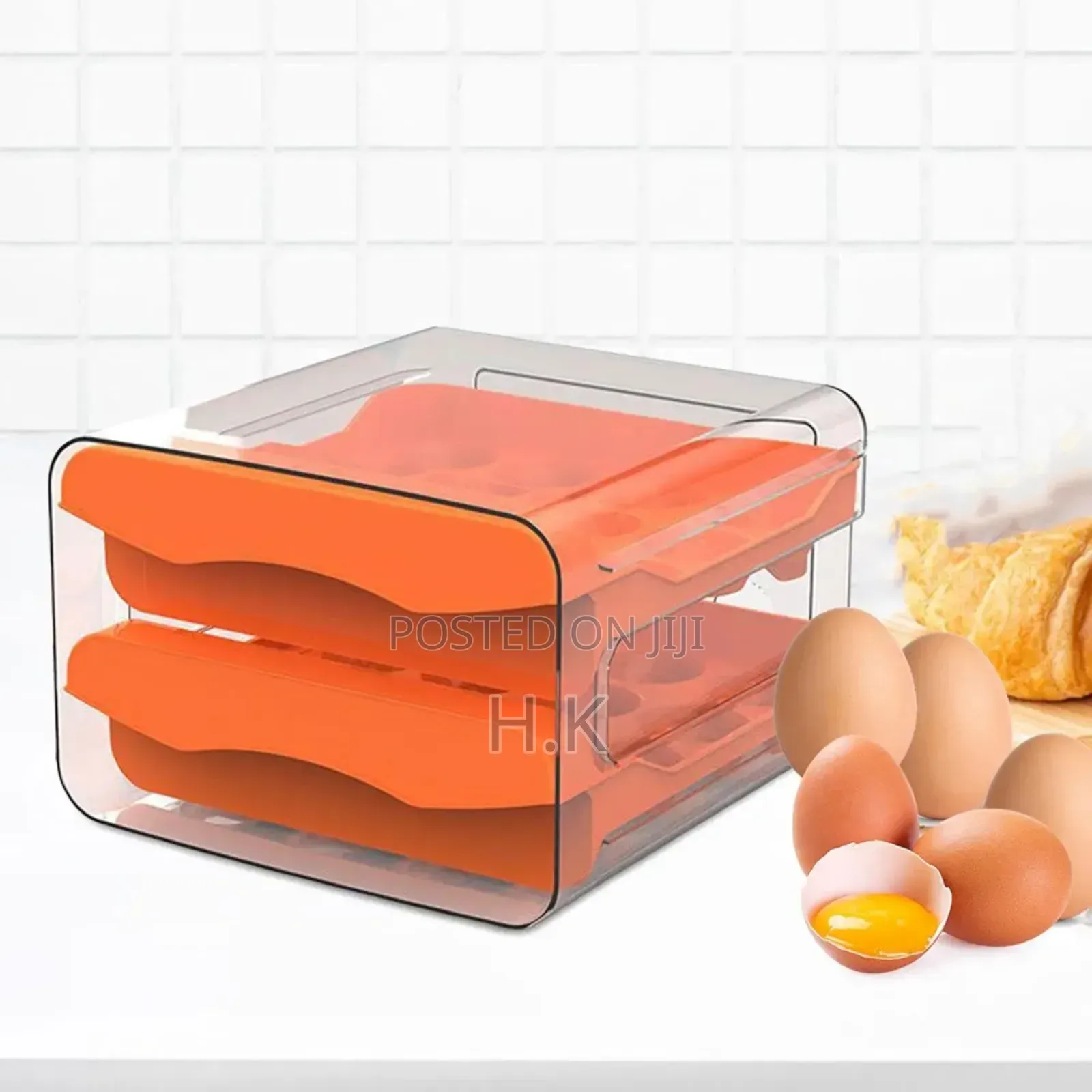Two-Layer Egg Storage Container