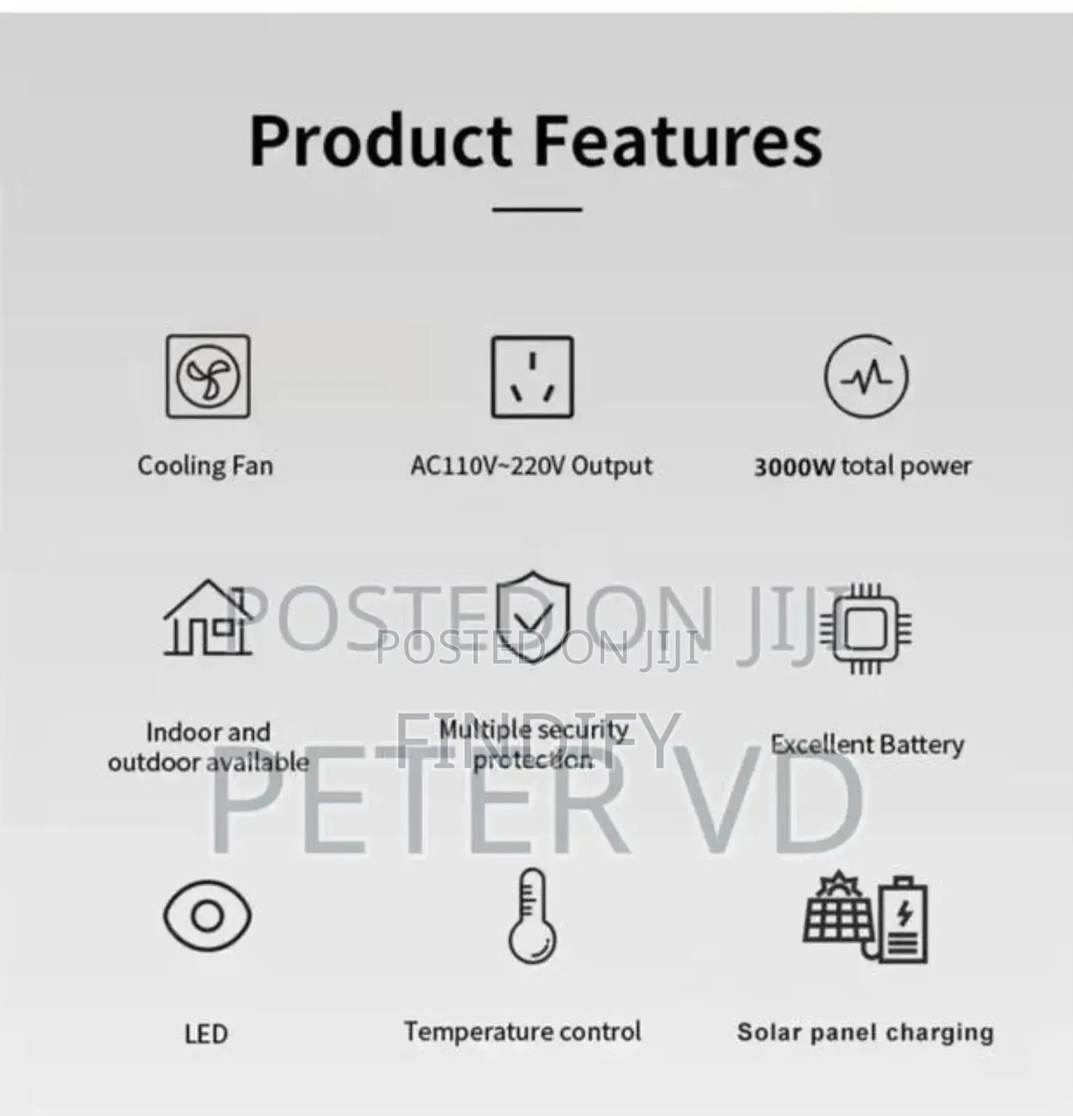 3000w Power Bank Charging Station 3kw Portable Power Station