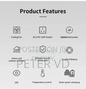 3000w Power Bank Charging Station 3kw Portable Power Station