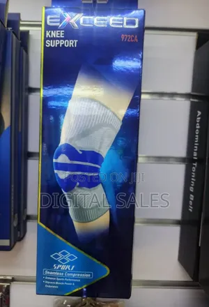 Blue and Grey Knee Support