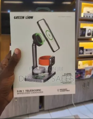 Green Lion 3 in 1 Telescopic Wireless Charger