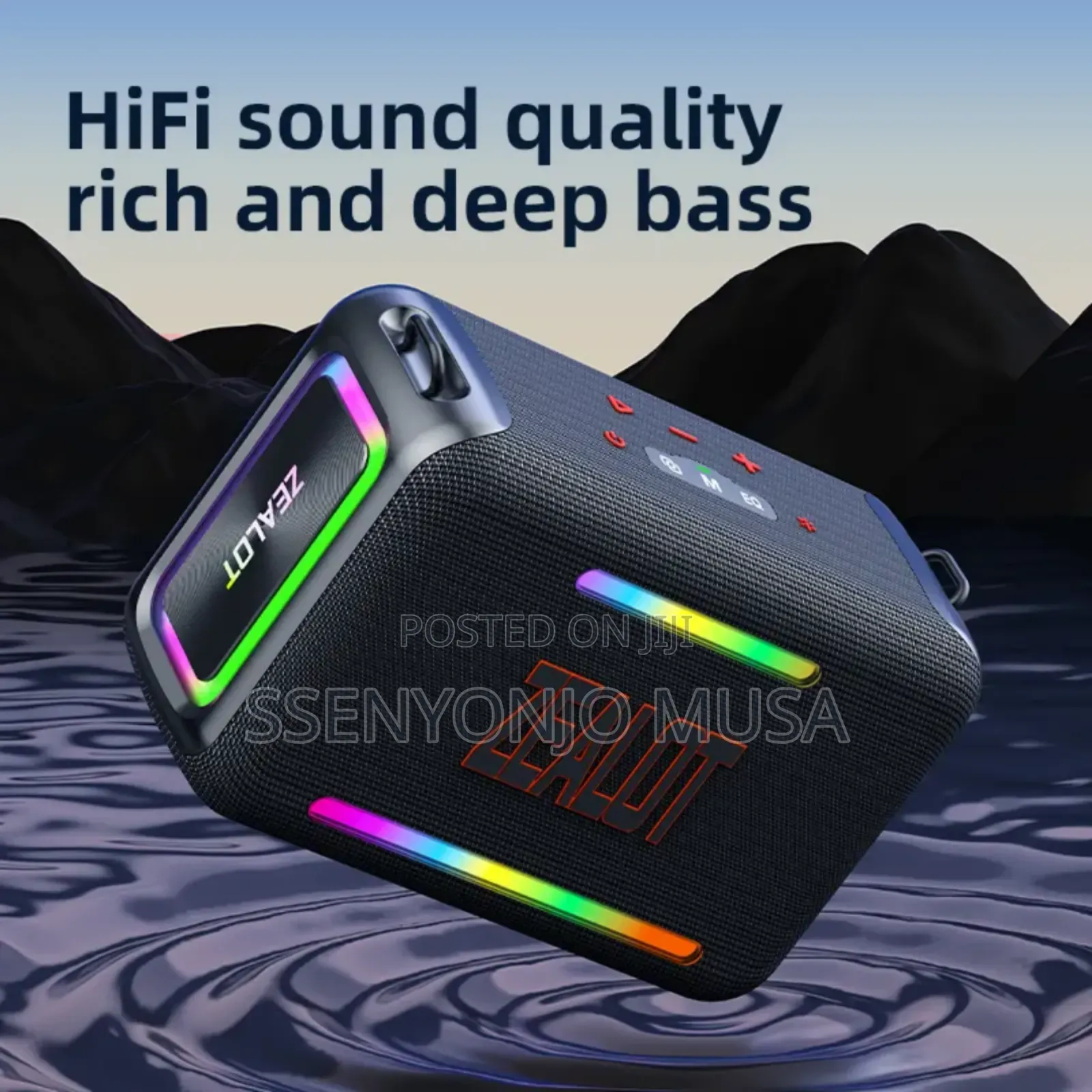 Zealot-S95 Waterproof Portable Bt Speaker - 120w Outdoor