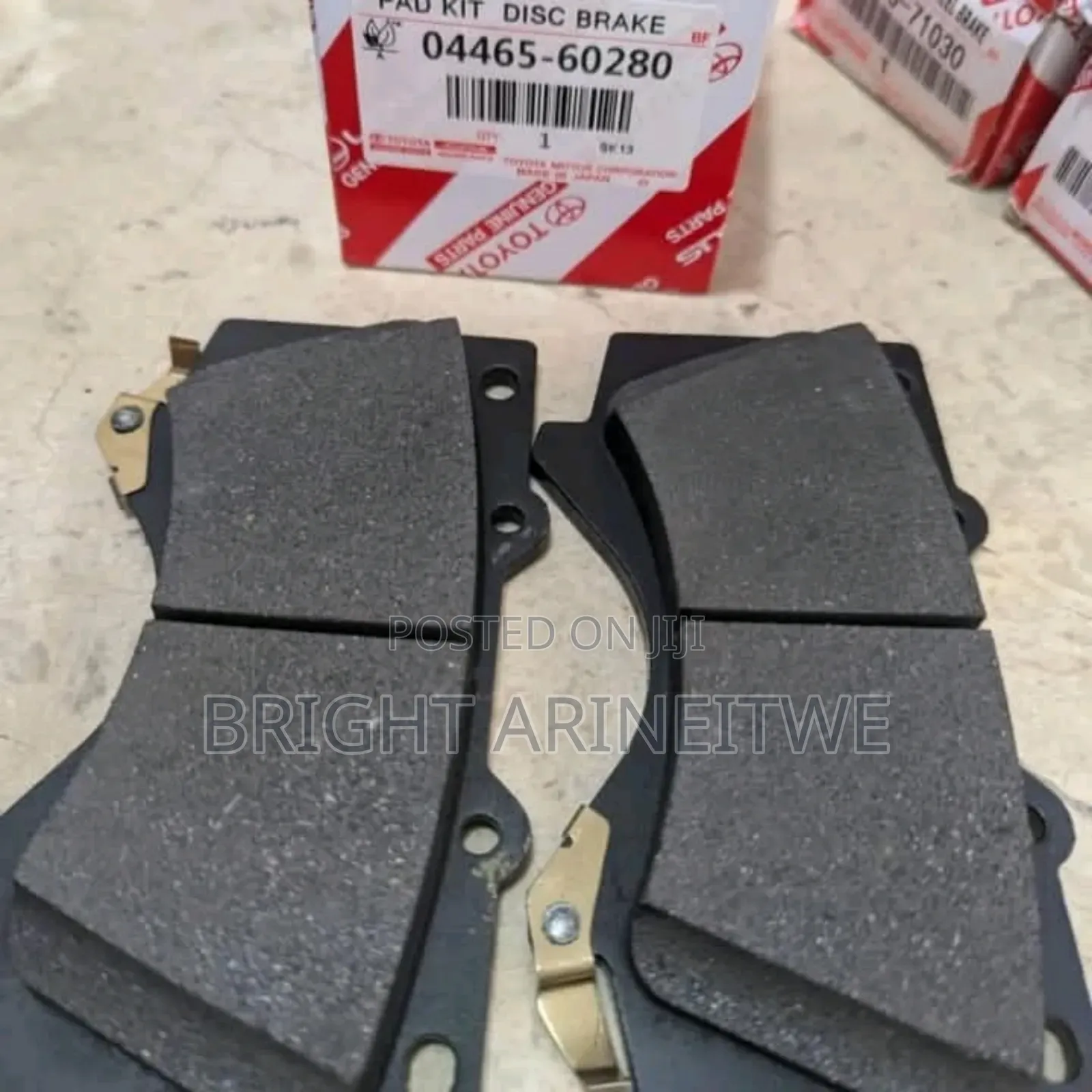Front and Rear Brake Pads for Toyota Landcuiser Vxl.
