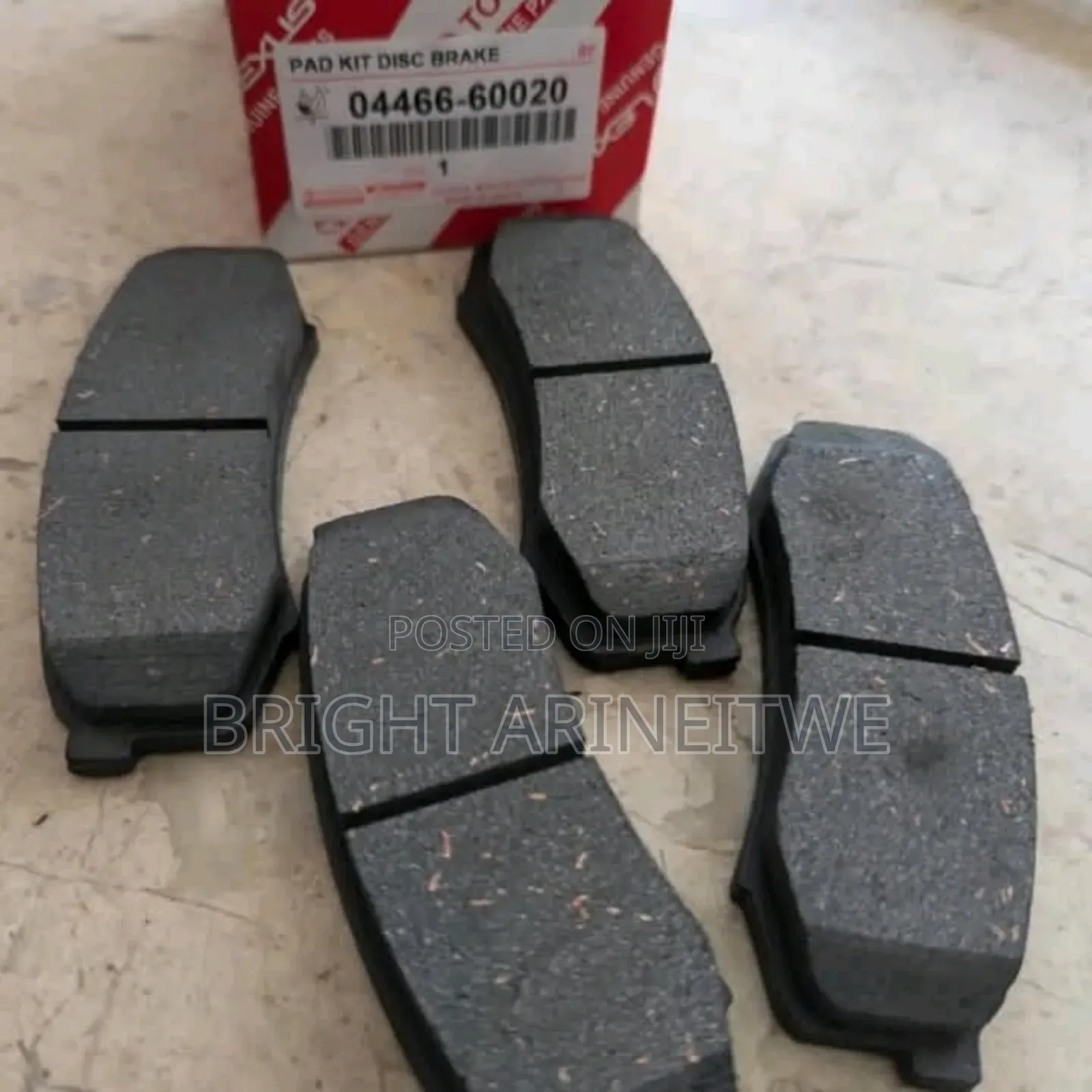 Front and Rear Brake Pads for Toyota Landcuiser Vxl.