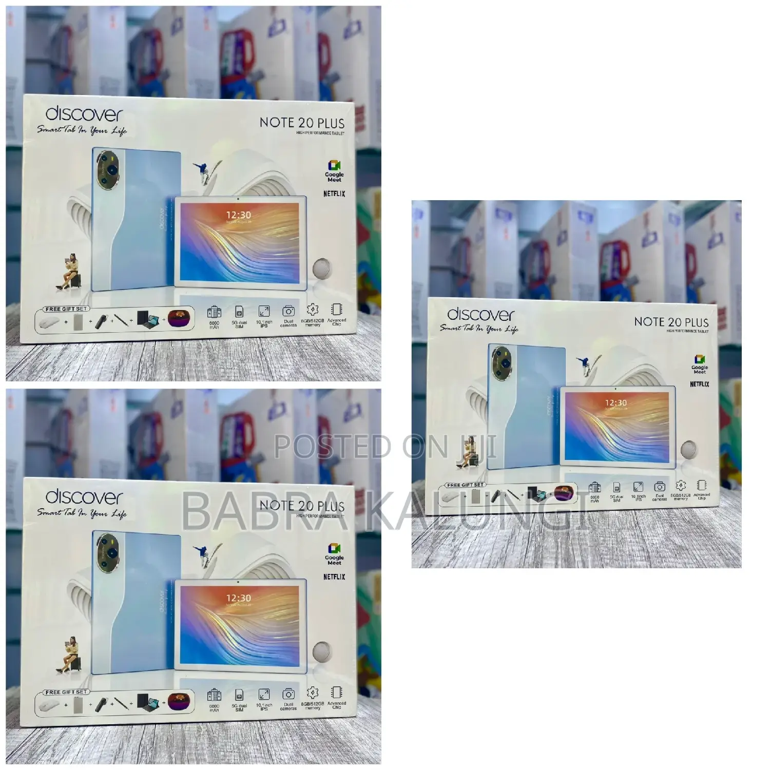New Discover Note 20 Plus 512 GB Blue