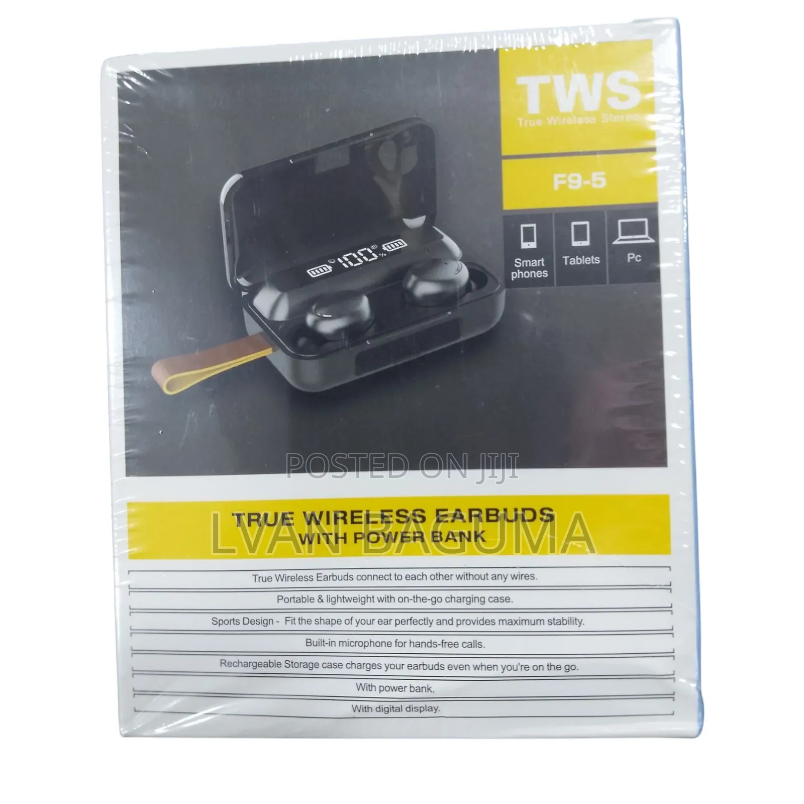 TWS Wireless Earbuds With Power Bank - F9-5