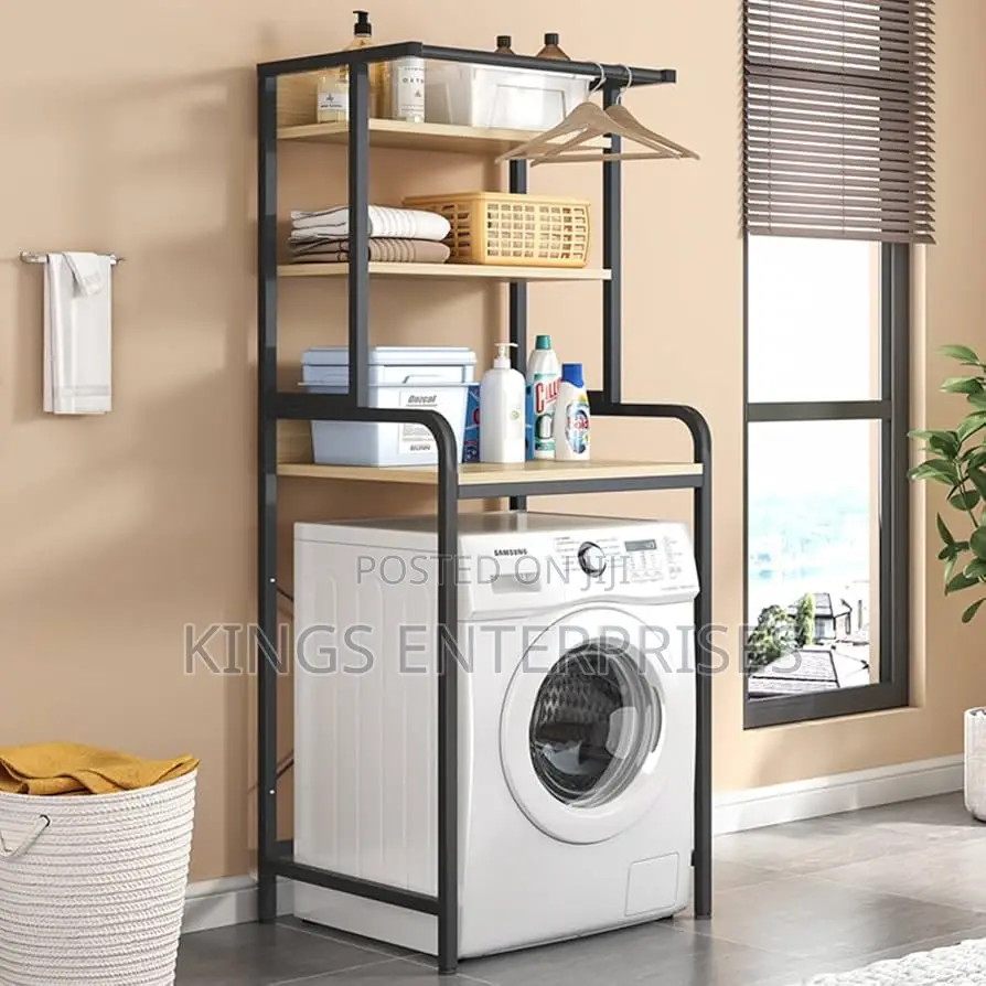 3-Layer Washing Machine Storage Rack