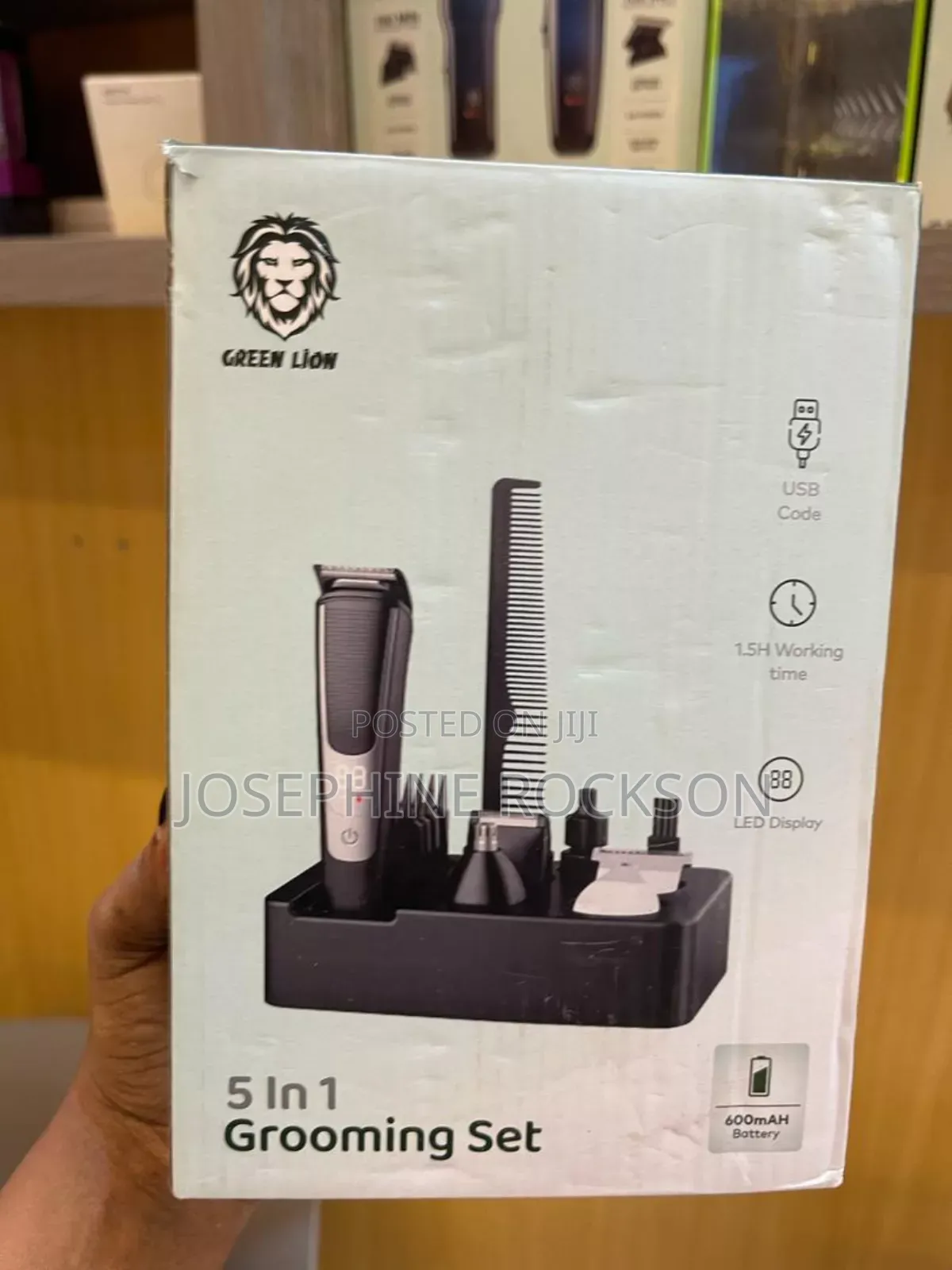 Green Lion 5 in 1 Grooming Set