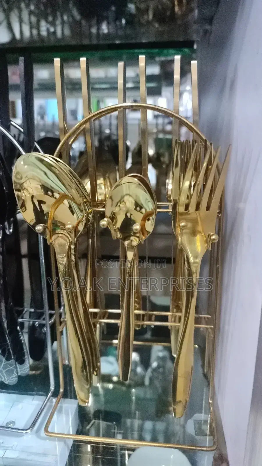 Golden Heavy Cutlery Set