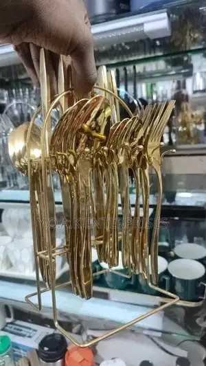 Golden Heavy Cutlery Set