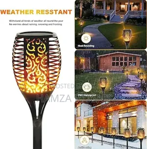 Torches Flame Lights, 4 Pack Night