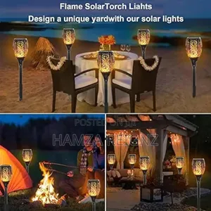 Torches Flame Lights, 4 Pack Night