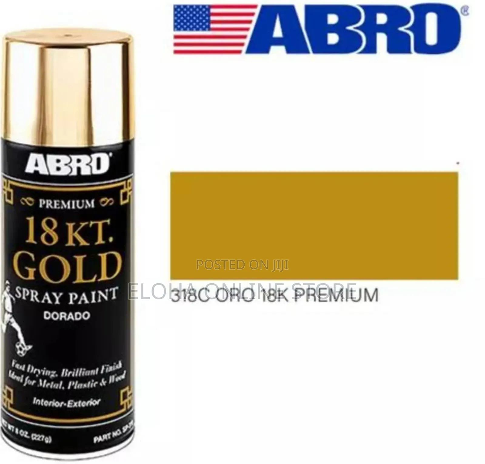 18kt Gold Fast Drying Abro Spray Can