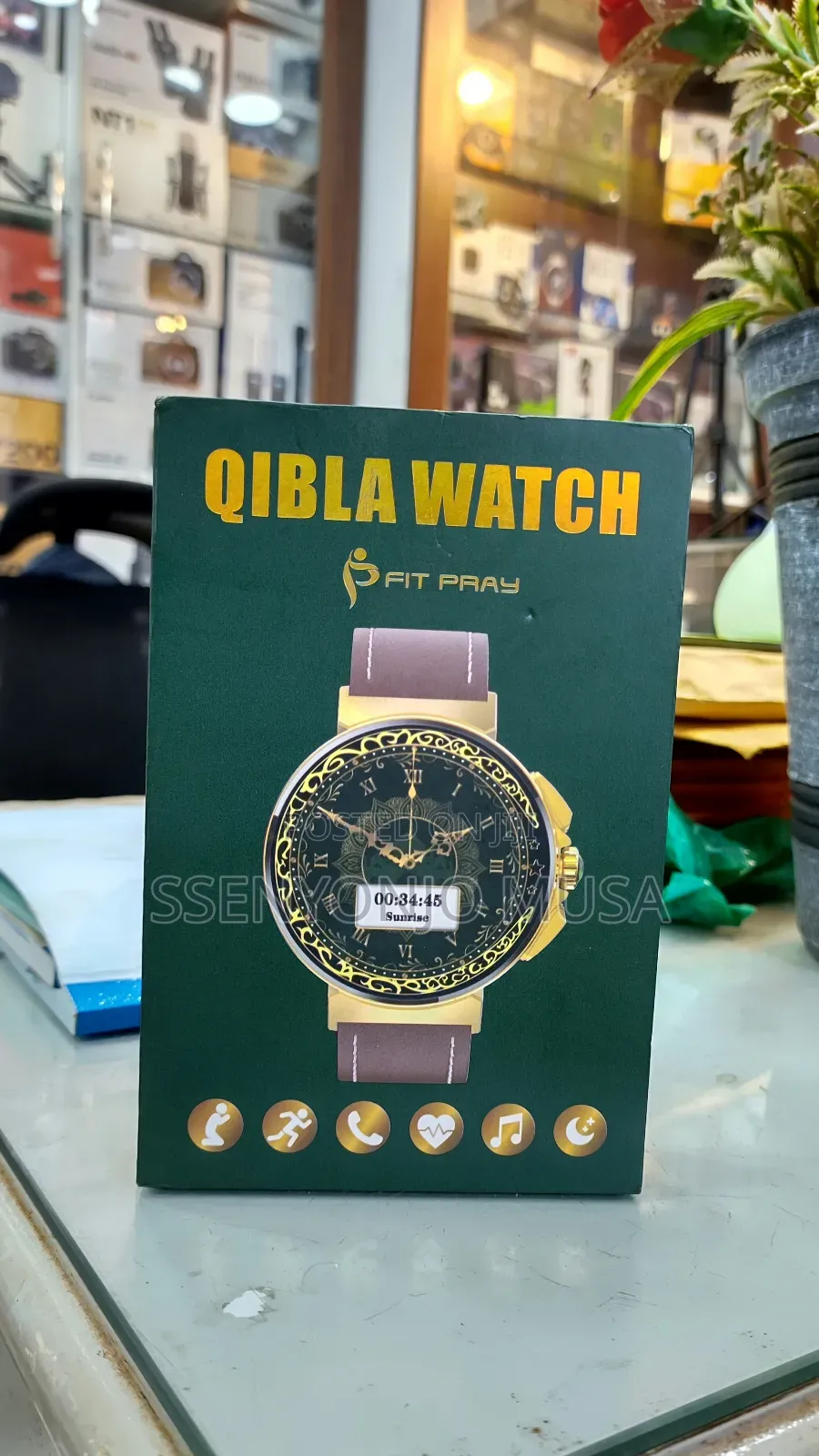 Qibla Smart Watch for Men Women - Prayer Time Health