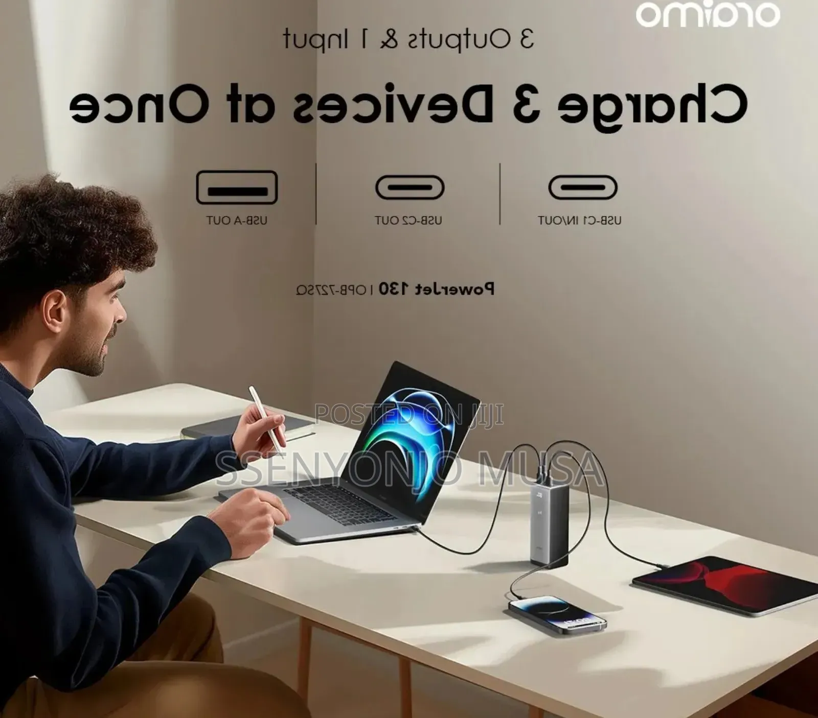 Oraimo Power 130 27600mah 130w Power Bank With Fast Charging