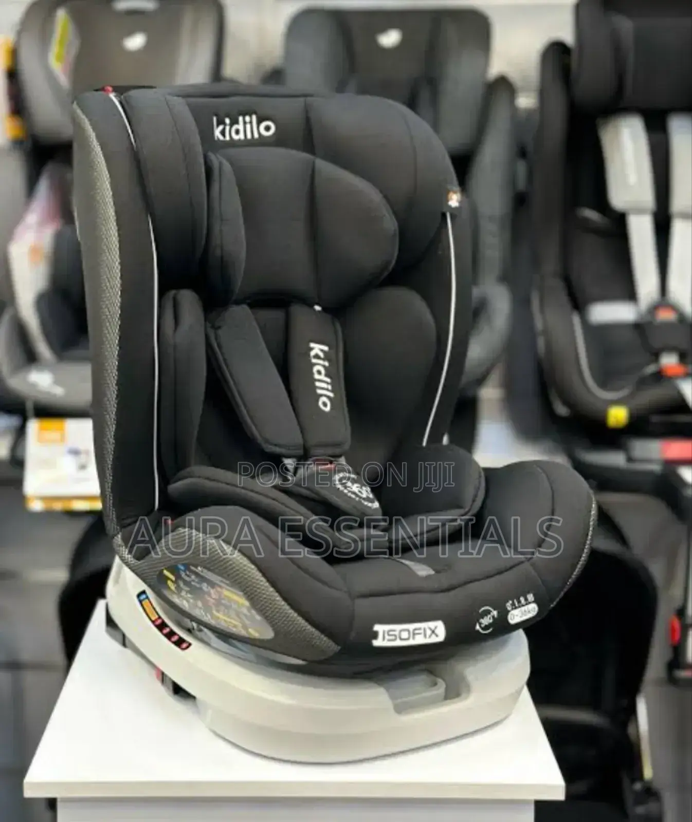 Kidilo 360 Rotating Baby Car With Isofix