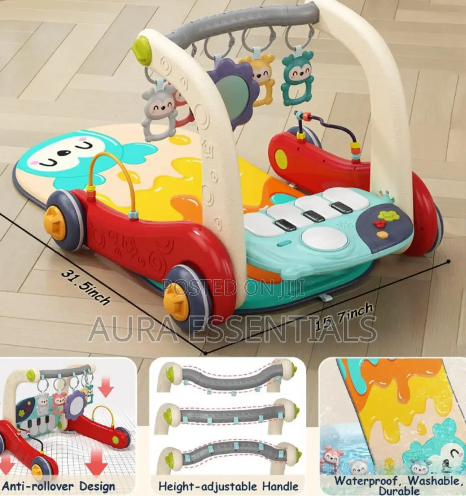 Newest Multifunction 3 in 1 Baby Walker Music