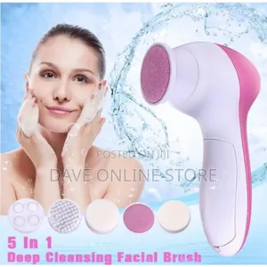 5 in 1 Waterproof Facial Cleaner Face Cleansing Brush
