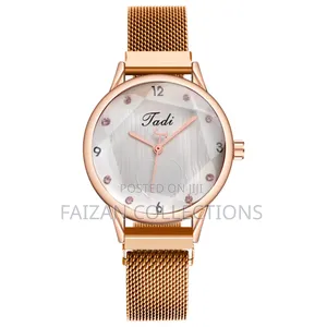 Ladies Simple Watch Rose Gold