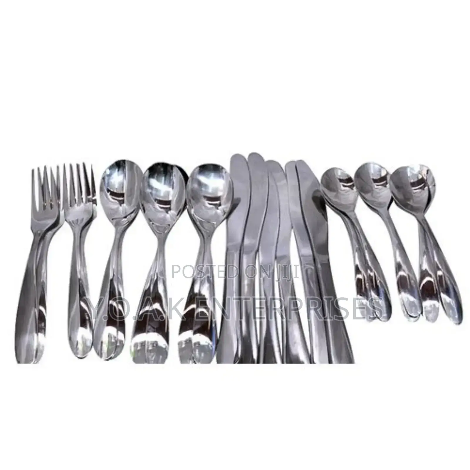 Plain Stainless Steel Cutlery Set