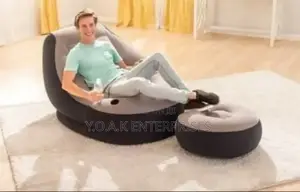 Inflatable Outdoor Chair Set With Electric Pump