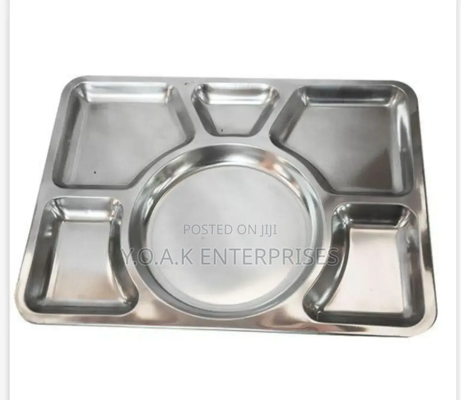 Stainless Steel Partition Plate 6pcs Heavy Quality 555