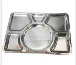 Stainless Steel Partition Plate 6pcs Heavy Quality 555