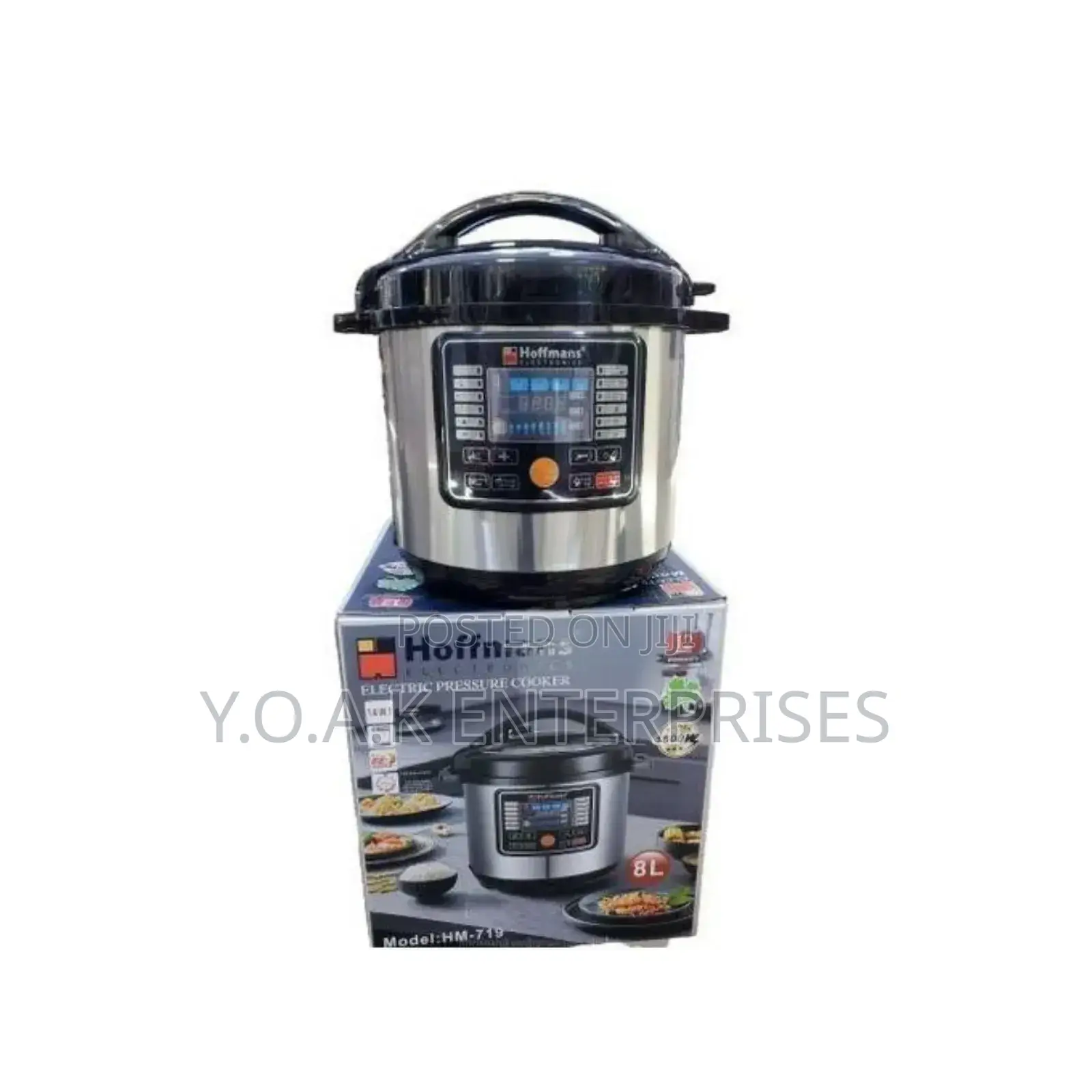 Hoffman 8 Liters Pressure Cooker