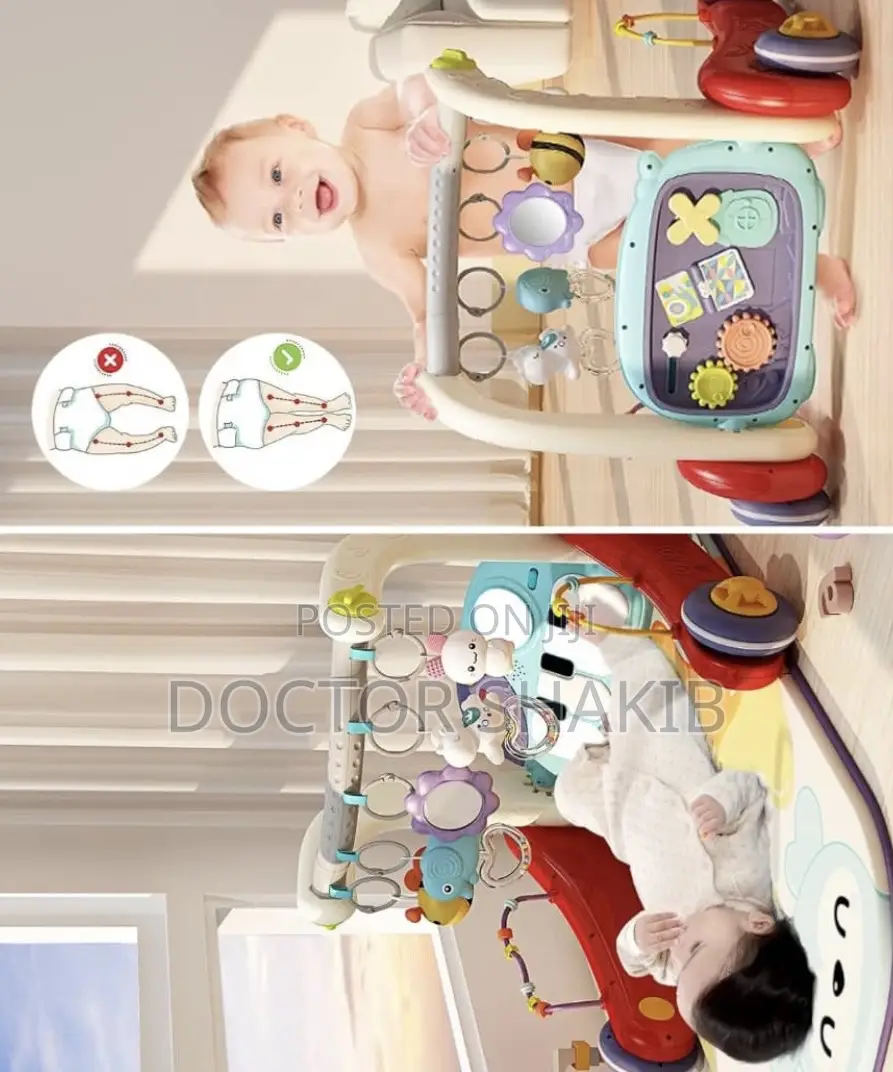 Unique 2in 1baby Gym With Walker