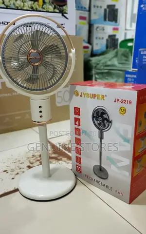 Jysuper Rechargeable Fan for Both Ac Dc