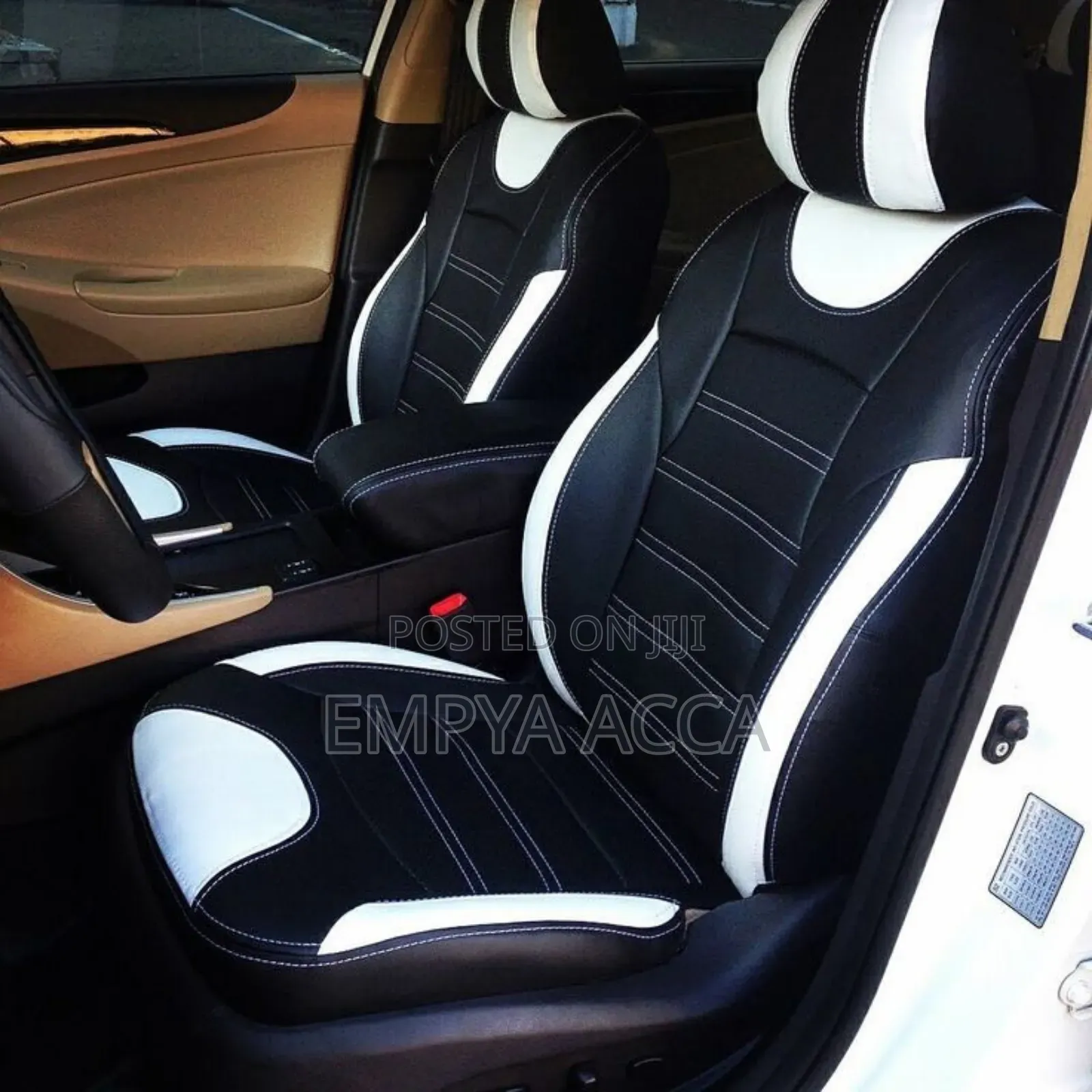 HHH White Seat Covers