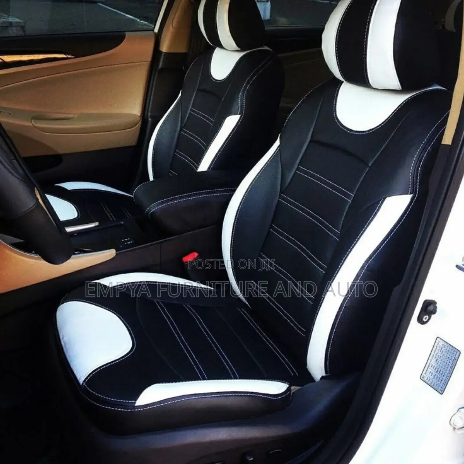 HHH White Seat Covers