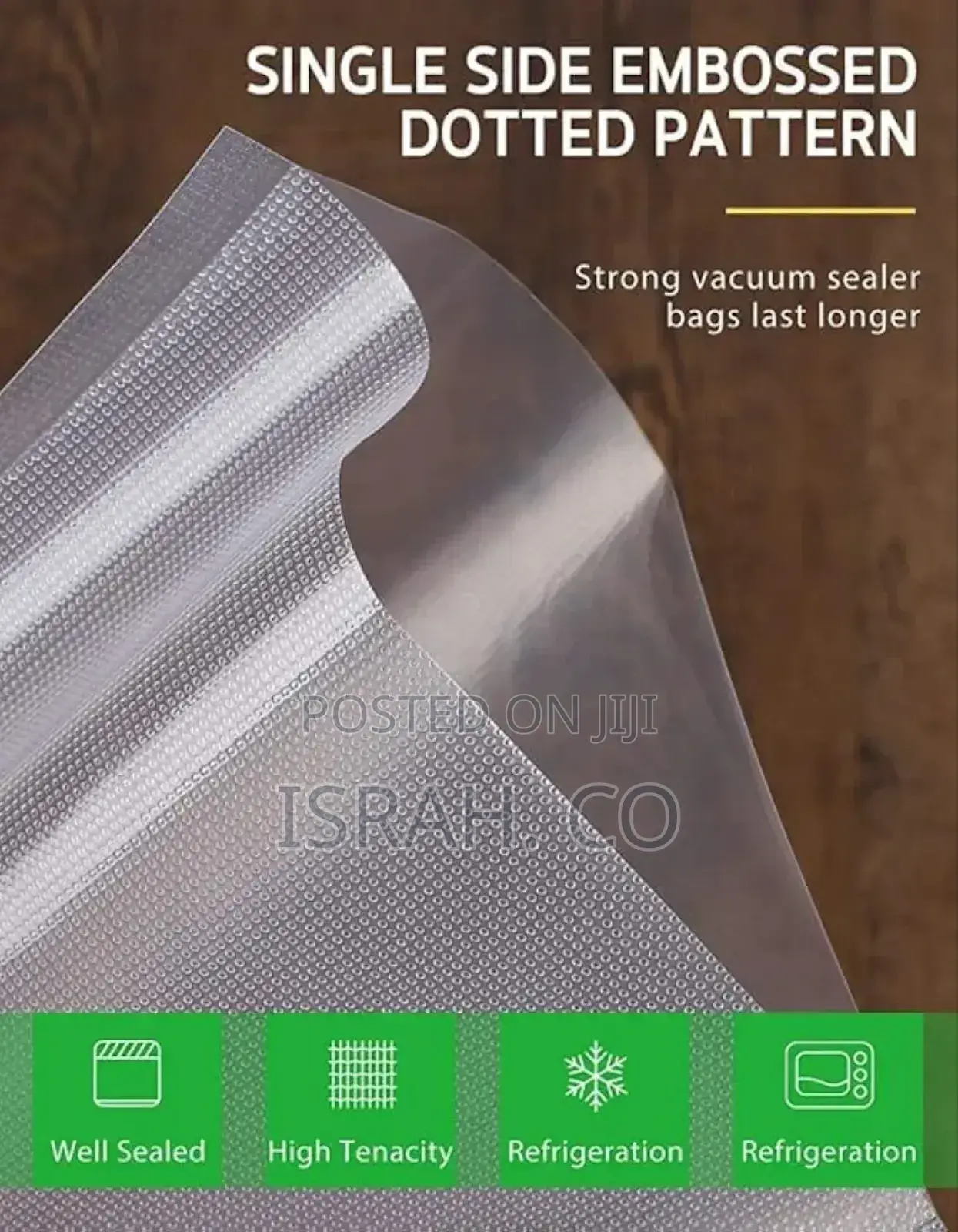 100pcs Vacuum Sealer Bags (Size 7.8 * 11.8 Inch) - Bags,