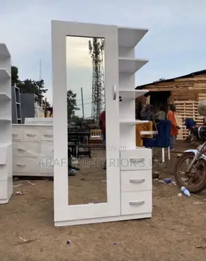 Photo - Vanity and Simple Dressing Mirror
