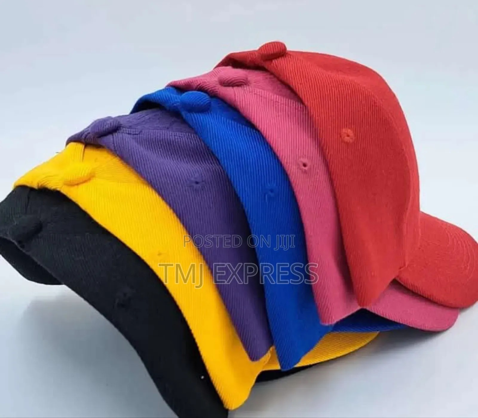 Quality Cotton Plain Caps All Colours