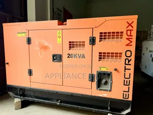 Photo - 20kva Electro Max Super Silent Generator Orange