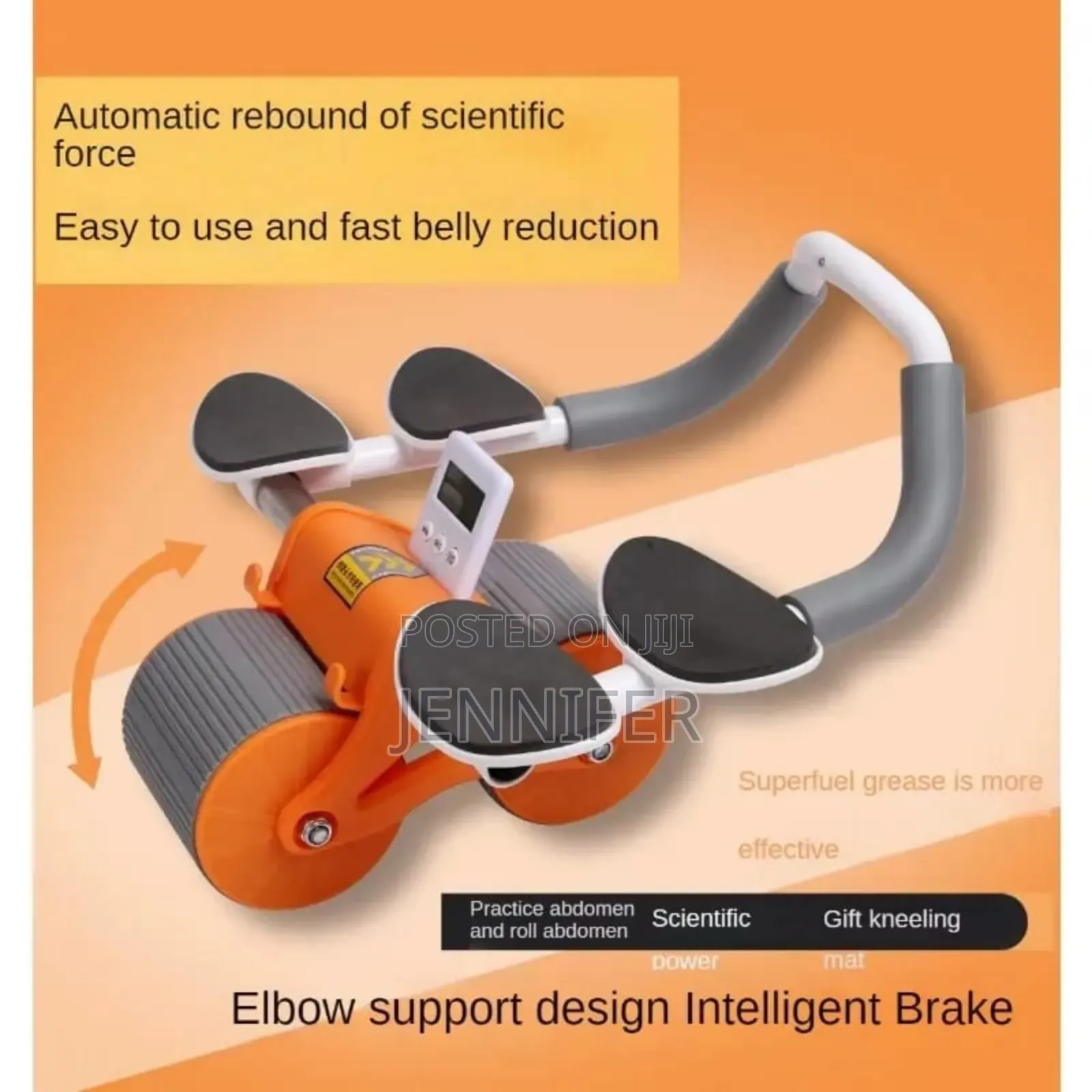 Abdominal Exercise Wheel Machine With Phone Holder