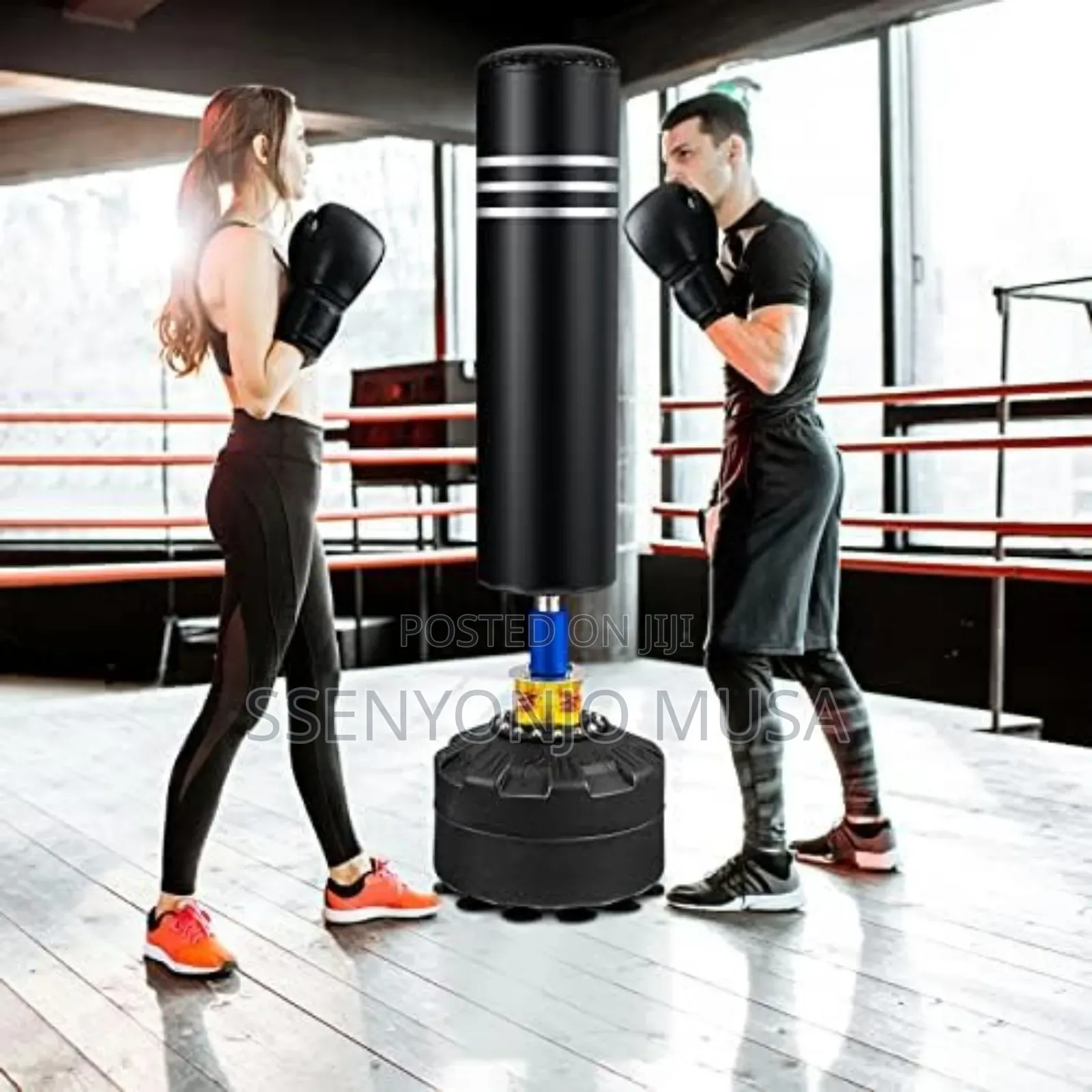 Maxmass Free Standing Boxing Bag With Gloves Suction Cup