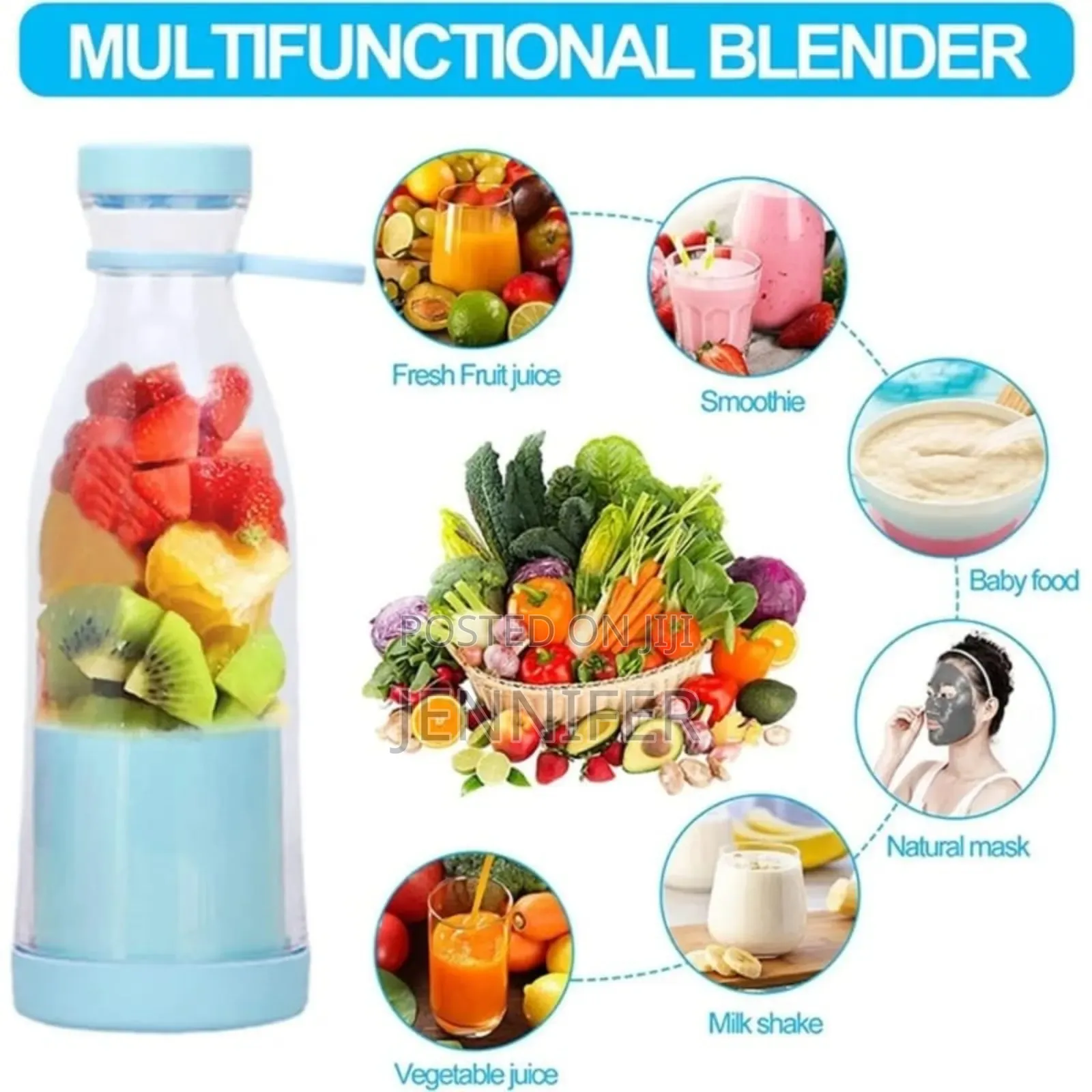 Portable Fruit Juice Smoothie Mixer