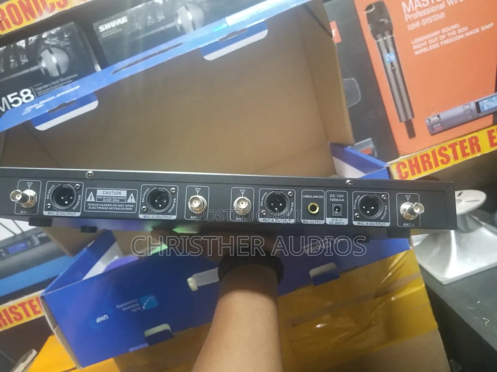 4 Quadral Wireless Microphones