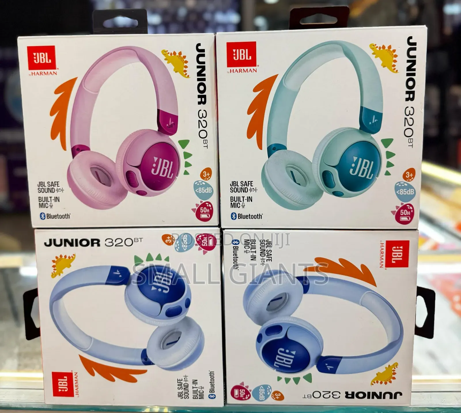 JBL Jr 320bt Wireless on-Ear Bluetooth Headphones for Kids