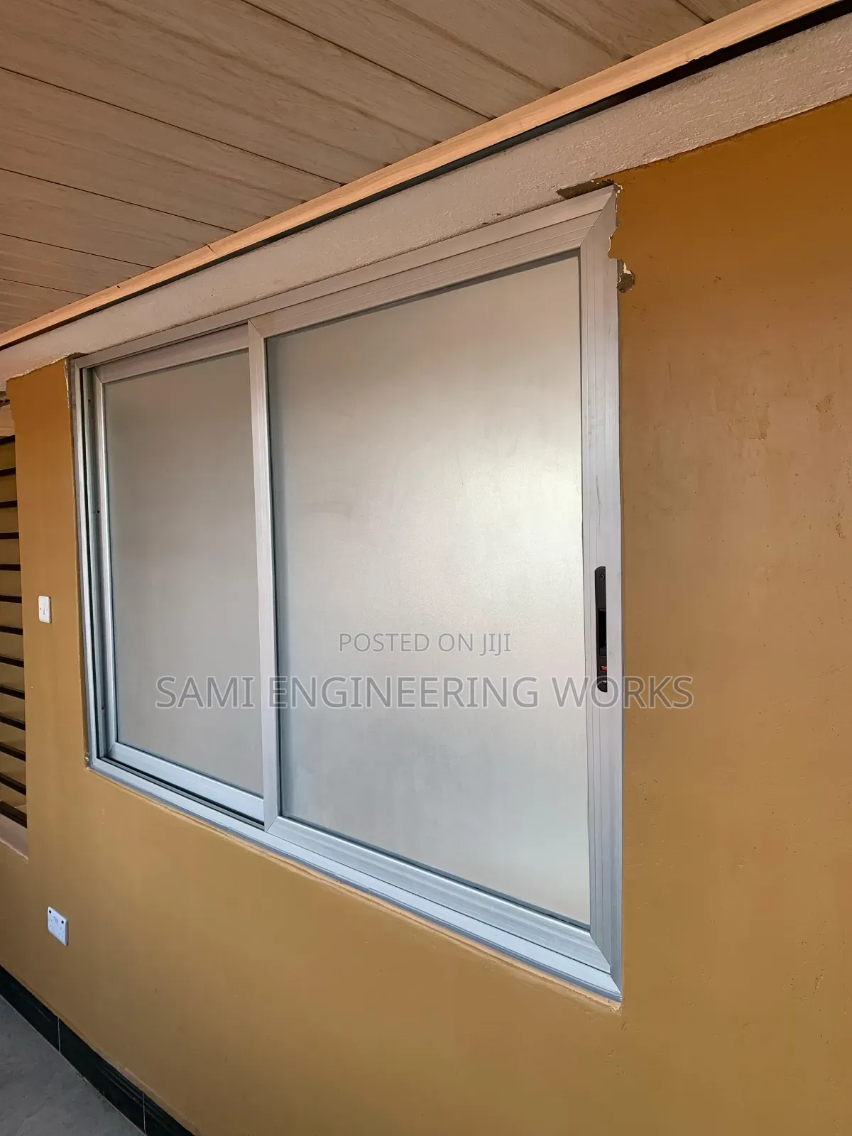 Aluminum Slidding Window With Frost Sticker Bukoola Chemical